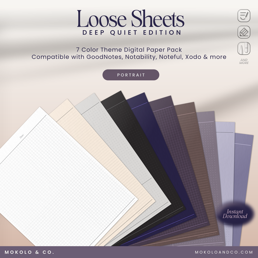 Loose Sheets —  Portrait