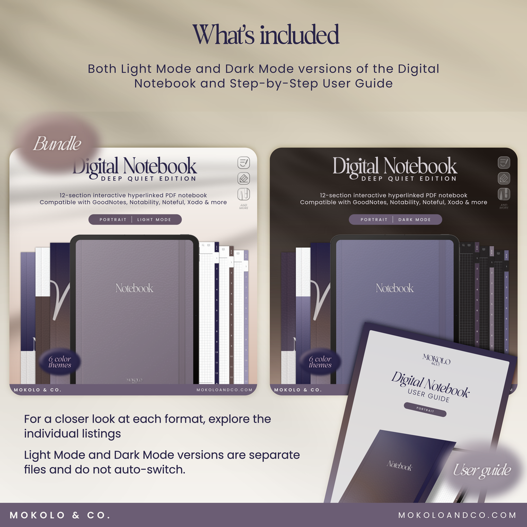 Digital Notebook — Bundle