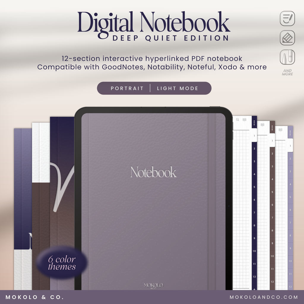 Digital Notebook — Light Mode