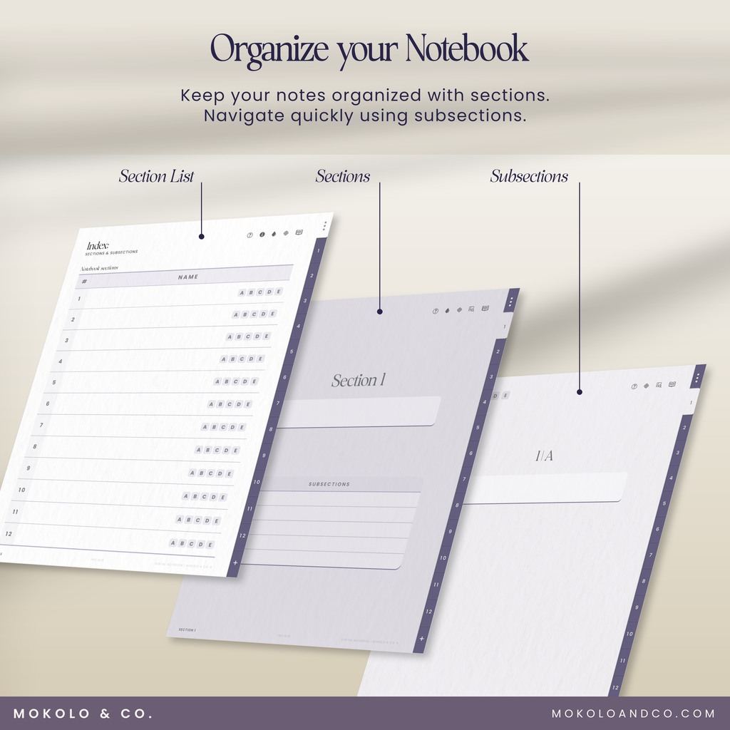 Digital Notebook — Light Mode