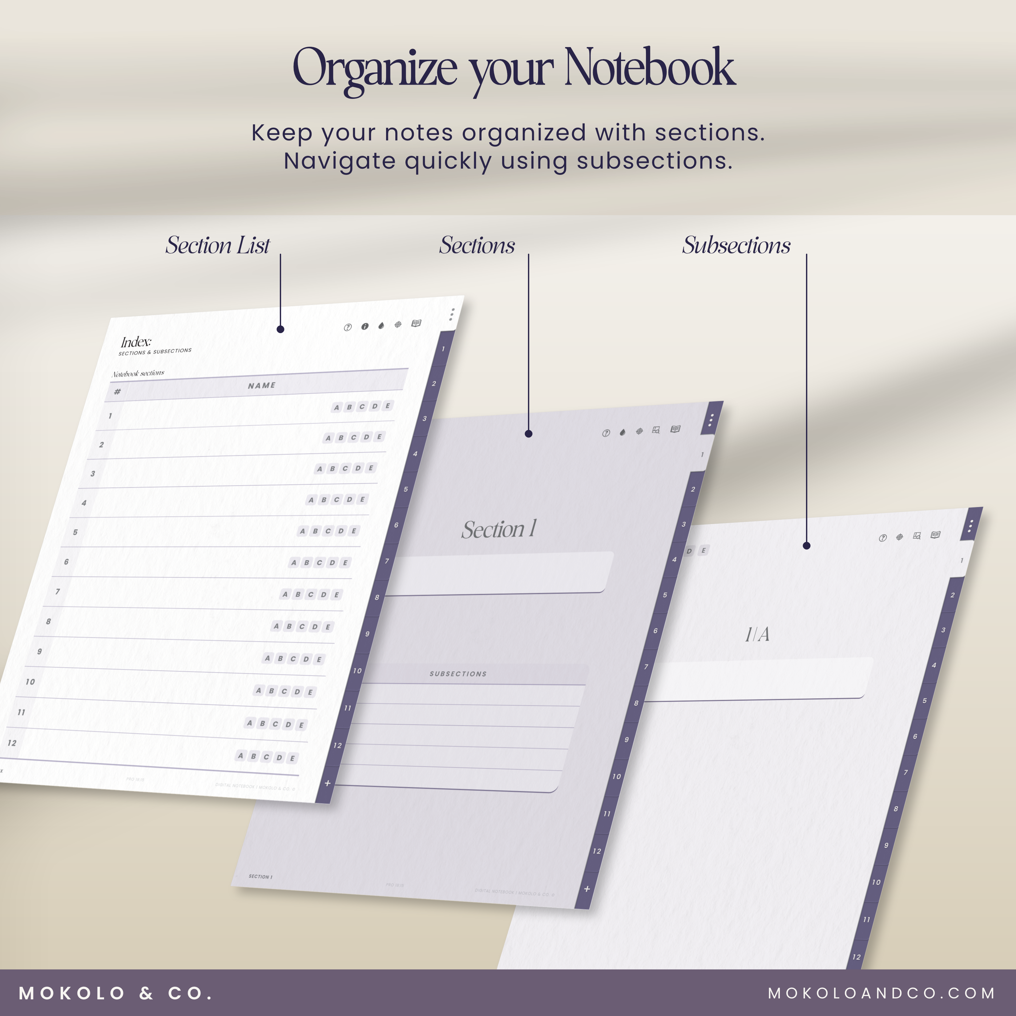 Digital Notebook — Light Mode