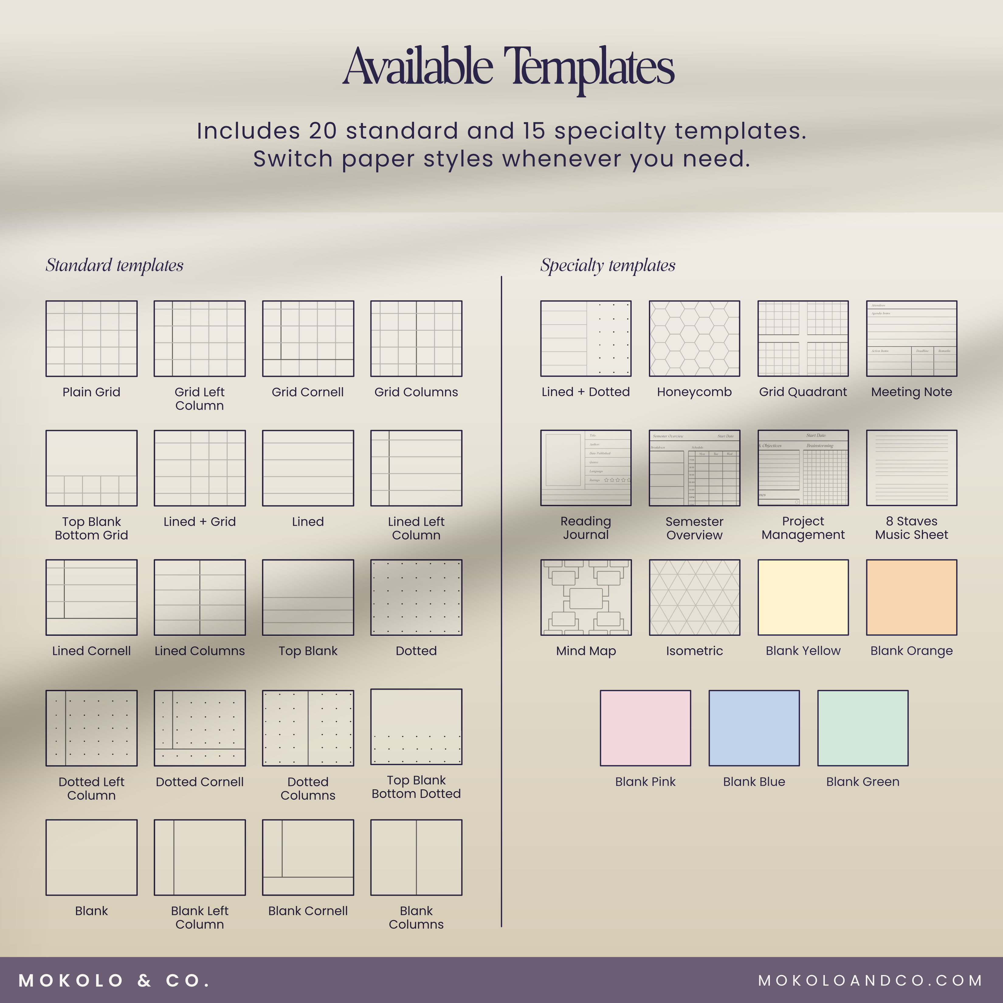 Digital Notebook — Light Mode